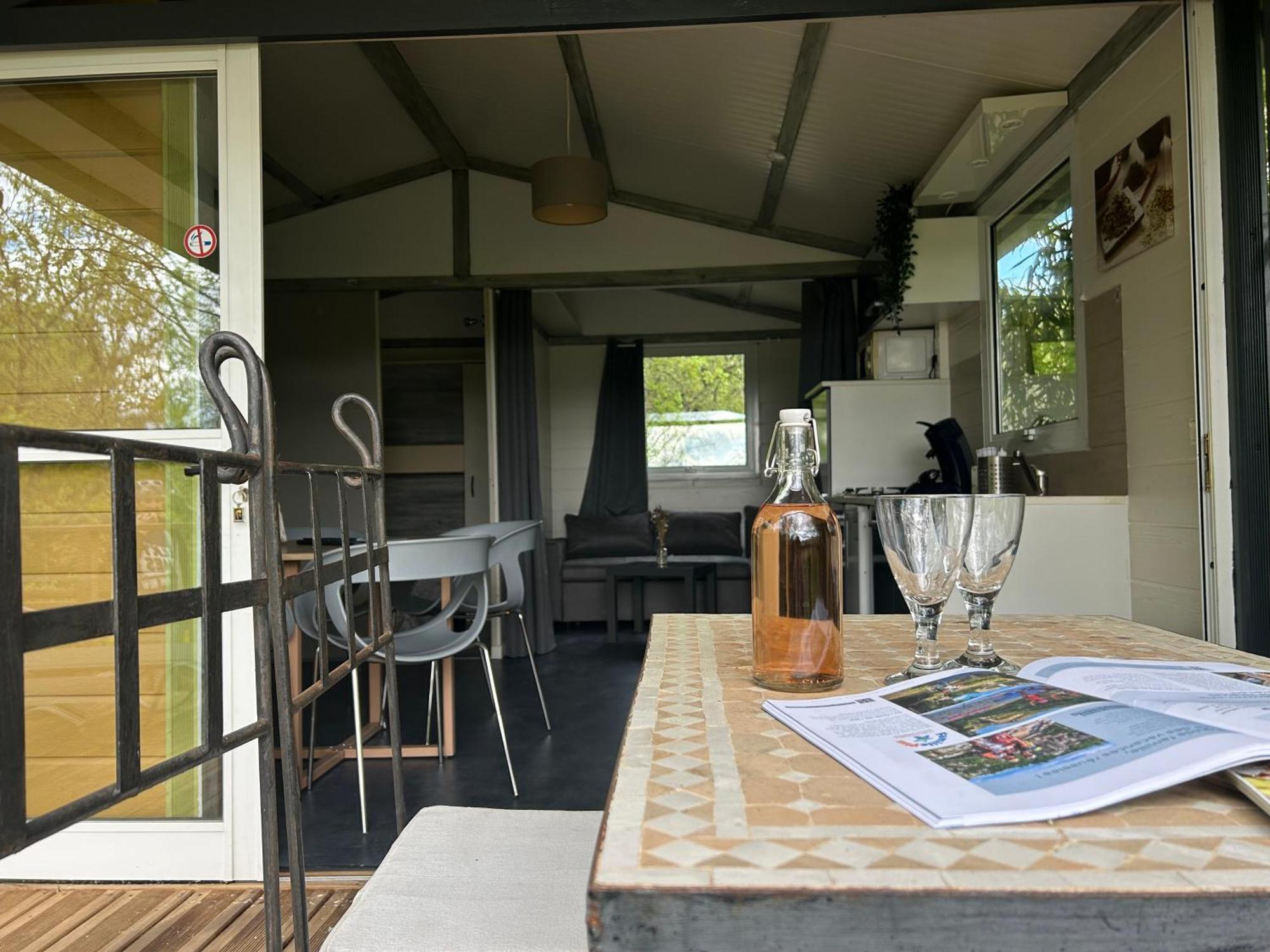 Les Chalets De Labeaume Esterno foto